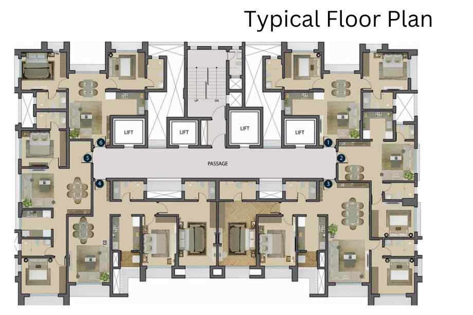 Antariksh-Avalon-Typical-Floor-Plan