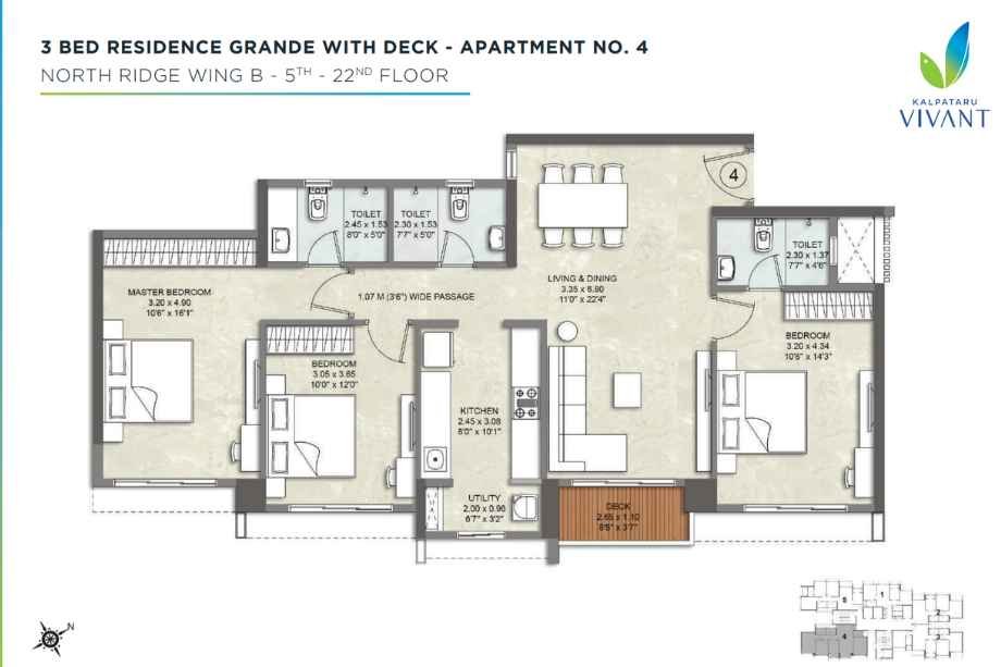 Kalpataru-Vivant-Floor-Plan-Apartment-No-4