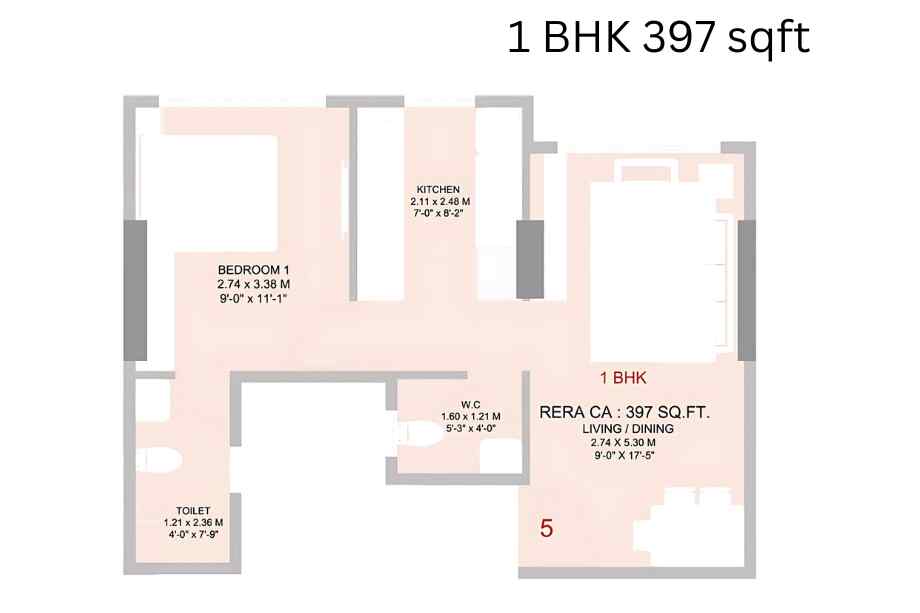 Vaibhavlaxmi-Queens-Avenue-1-BHK-397-sqft