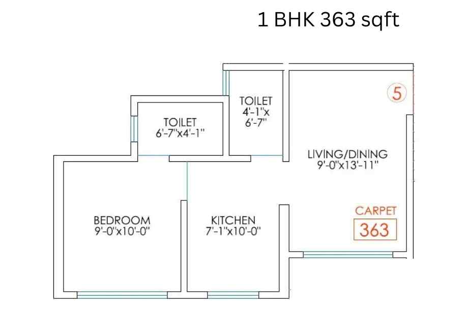 Unique-Poonam-Sky-City-1-BHK-363-sqft