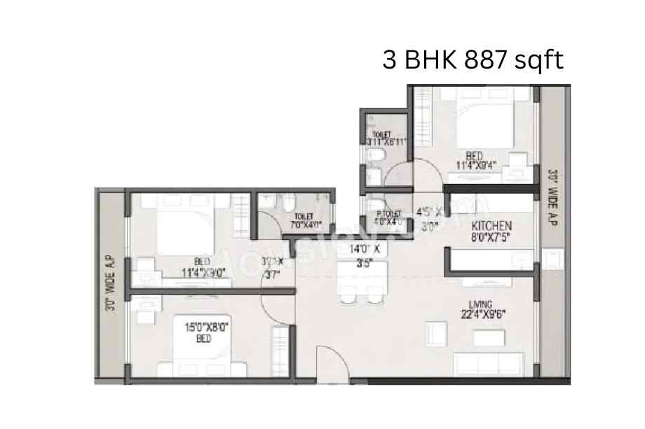 JSB-Nakshatra-Gokul-3-BHK-887-sqft