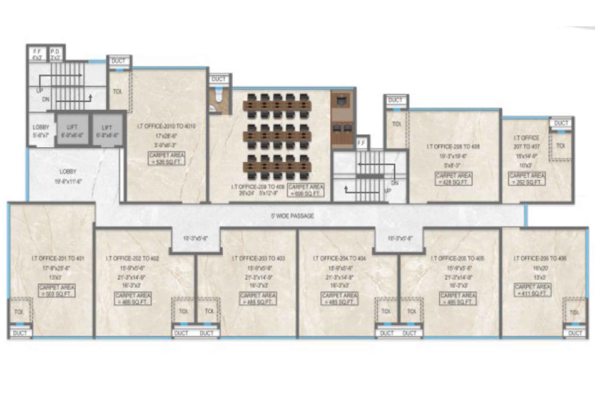 Sai-Avenue-Business-Park-2nd-4th-Floor-Plan