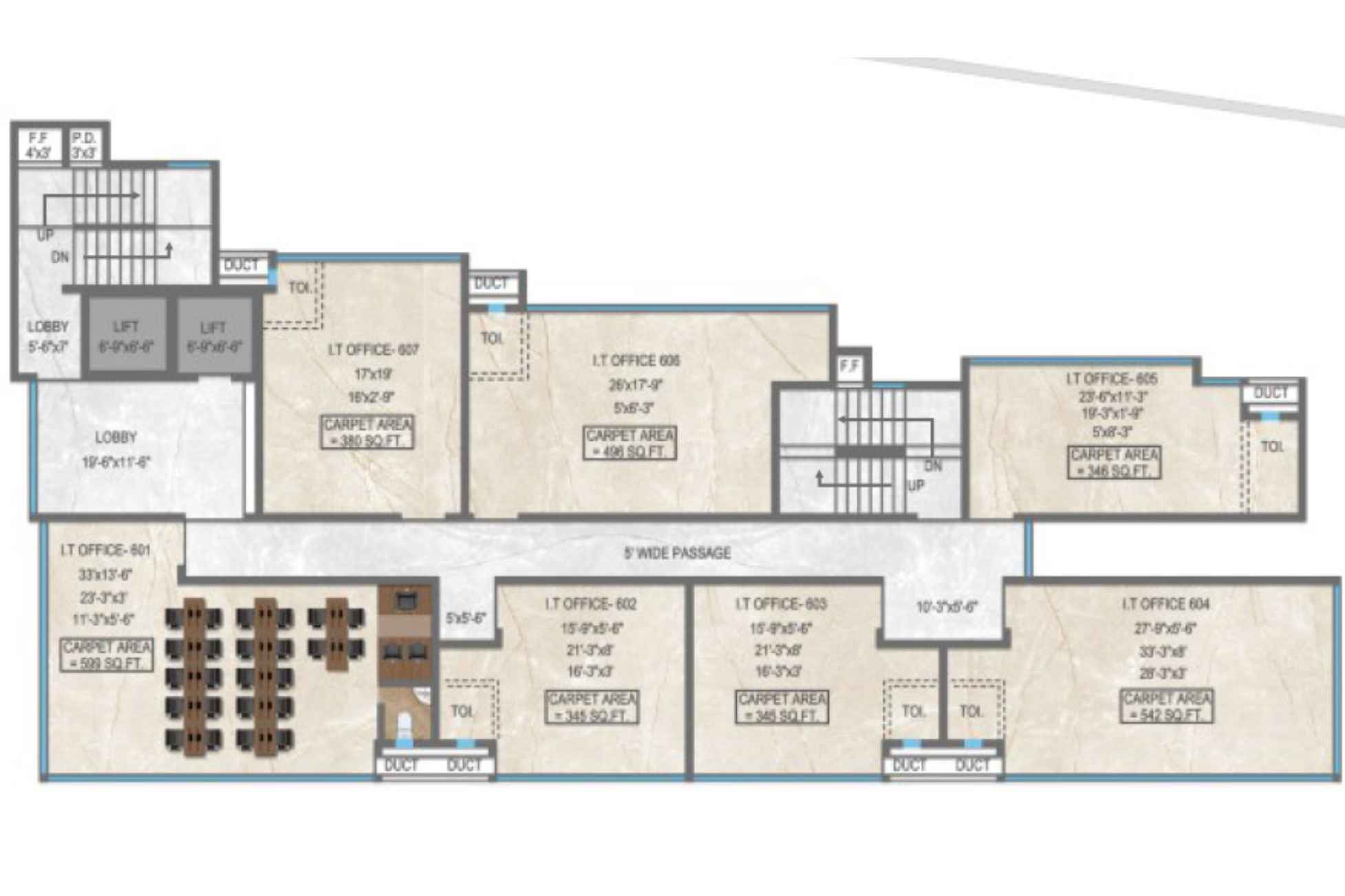 Sai-Avenue-Business-Park-6th-Floor-Plan