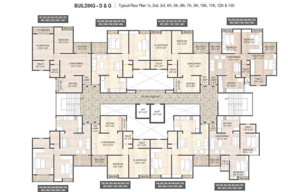 Mangalam-Life-Park-Typical-Floor-Plan-D-G