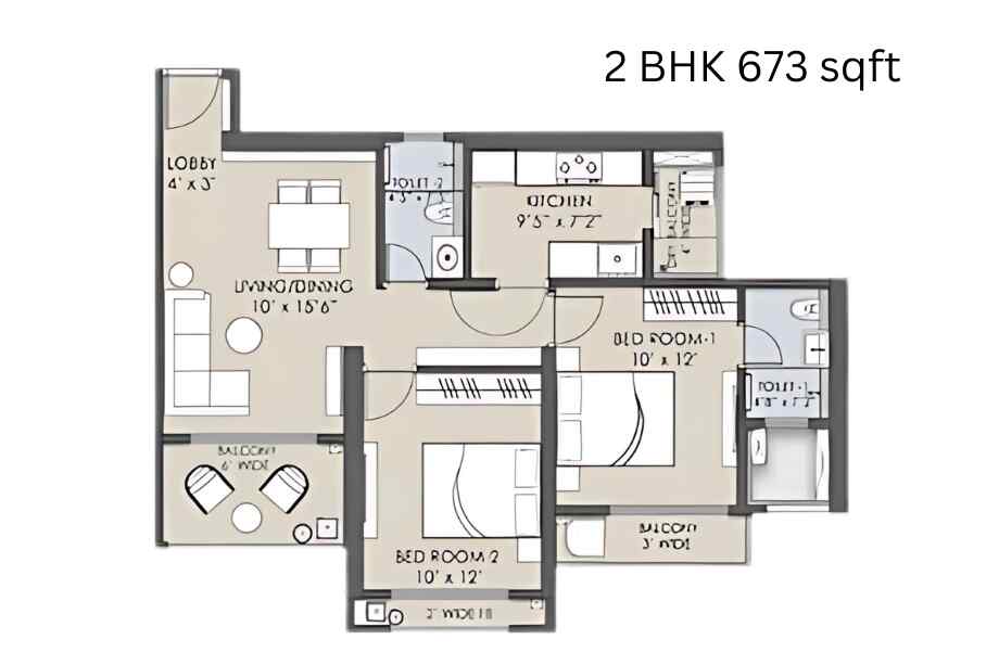 AG-Windermere-2-BHK-673-sqft