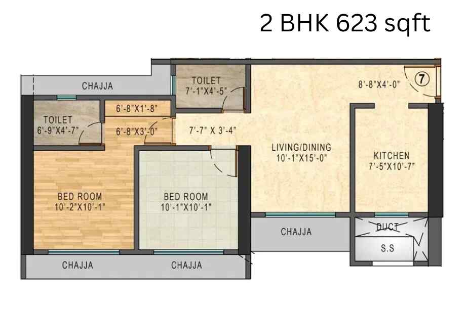 N-Rose-Northern-Hills-2-BHK-623-sqft