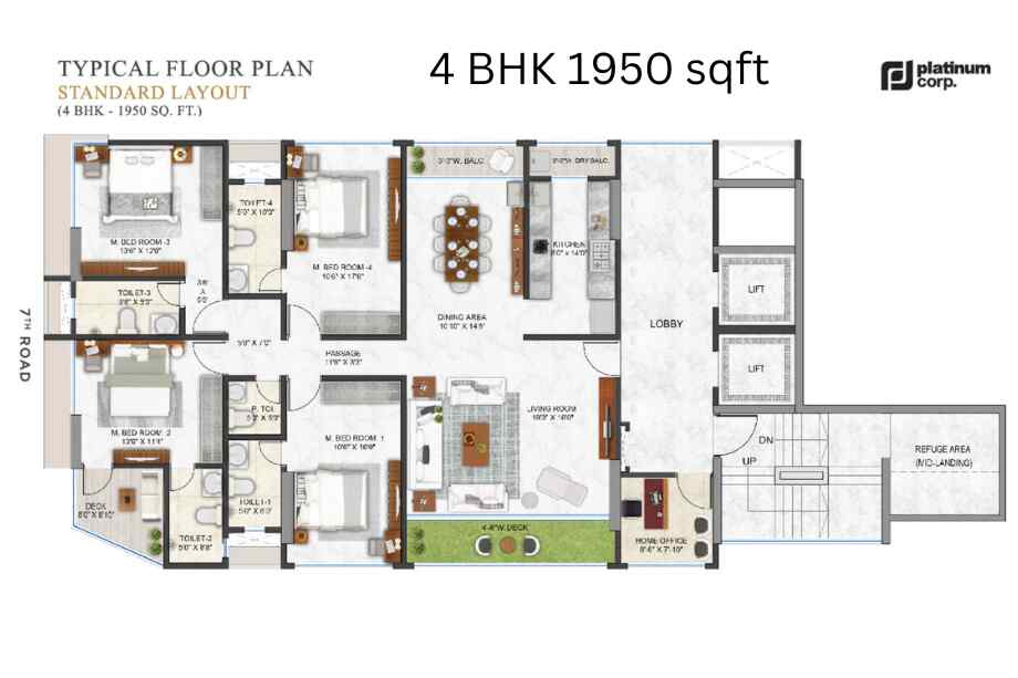 Platinum-Vista-4-BHK-1950-sqft