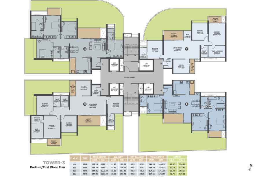 VTP-Earth-One-Floor-Plan-Tower-3-First-Floor-Plan