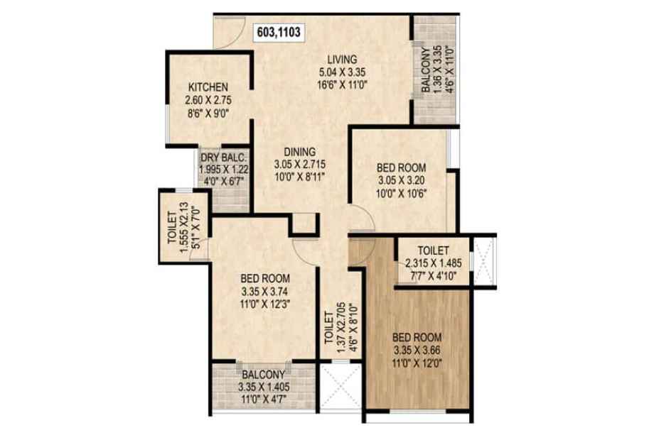 Ram-India-Swastika-Floor-Plan-2-BHK