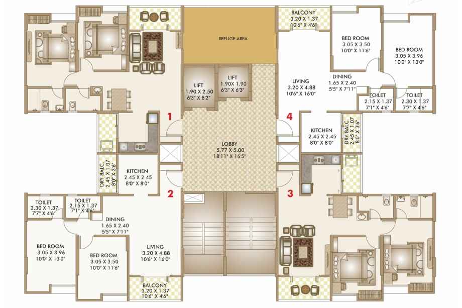 Goodwill-Metropolis-East-Refuge-Floor-Plan-Wing-A