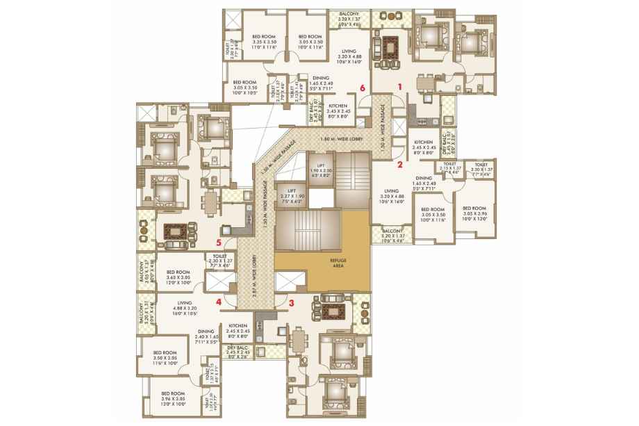 Goodwill-Metropolis-East-Refuge-Floor-Plan-Wing-D