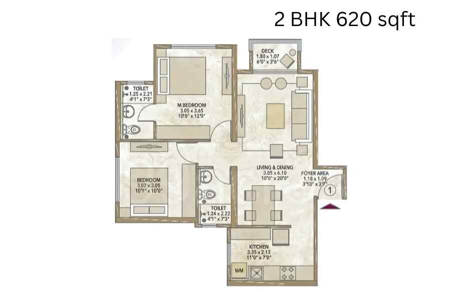 Hiranandani-Woodspring-2-BHK-620-sqft