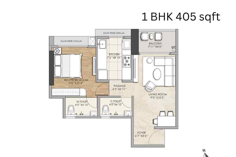 Arista-Skyline-1-BHK-405-sqft