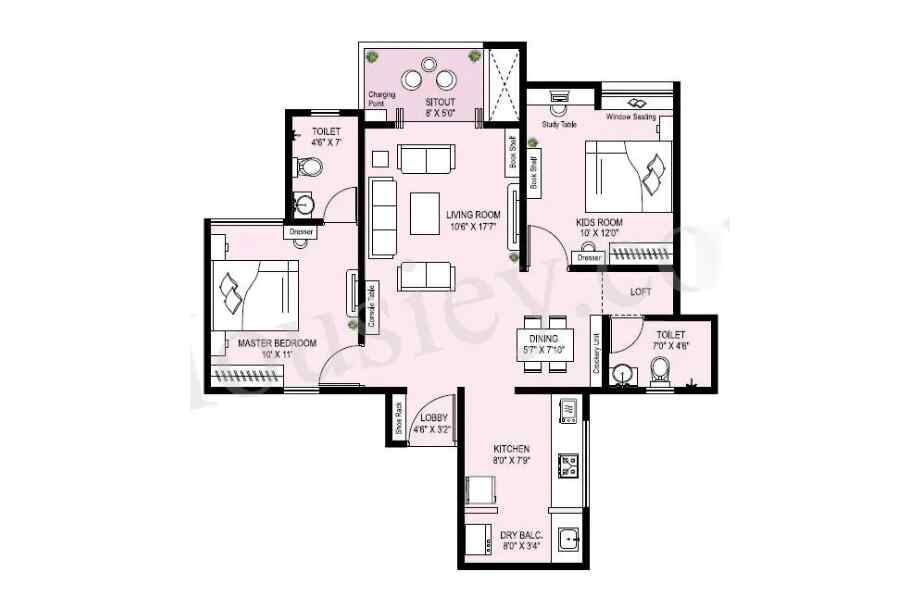 Krisala-41-Zillenia-2-BHK-711-sqft