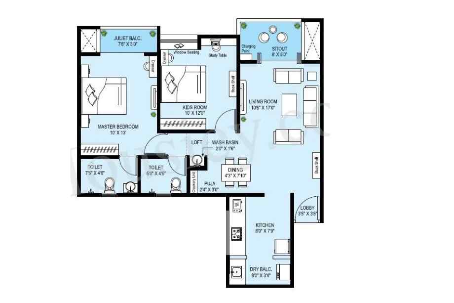 Krisala-41-Zillenia-2-BHK-753-sqft