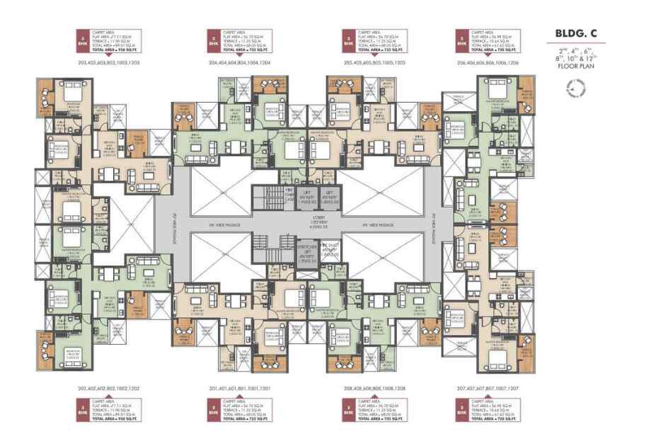 Vedant-Bella-Rossa-Typical-Floor-Plan