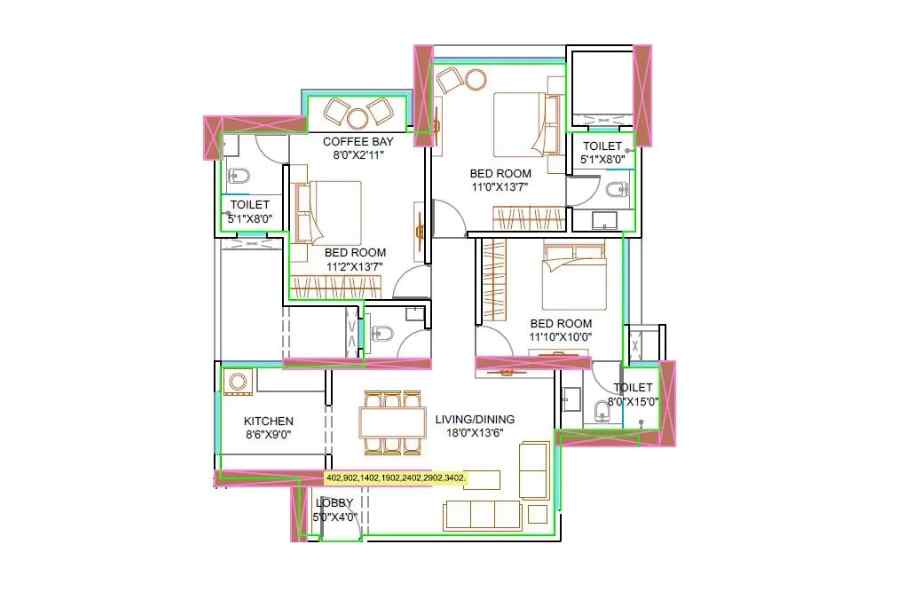 ANP-Autograph-3-BHK-1043-sqft