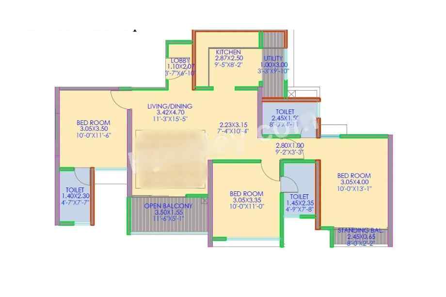 F-premium-Aishwaryam-3-BHK-1009-sqft