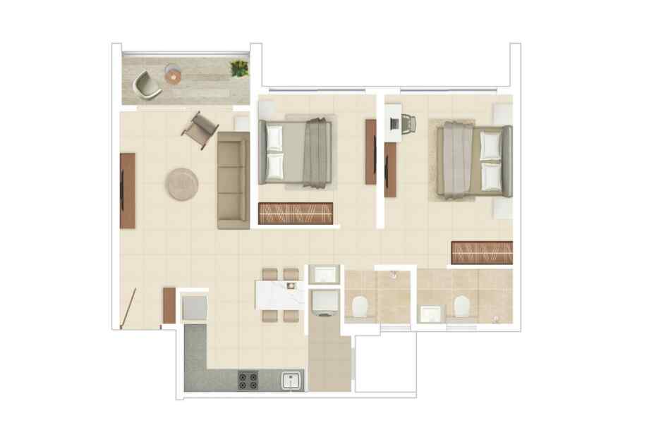Rohan-Harita-2-BHK-755-sqft