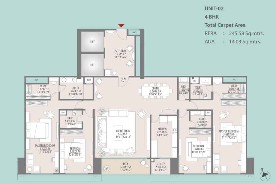 25-West-Bandra-West-Floor-Plan-4-BHK