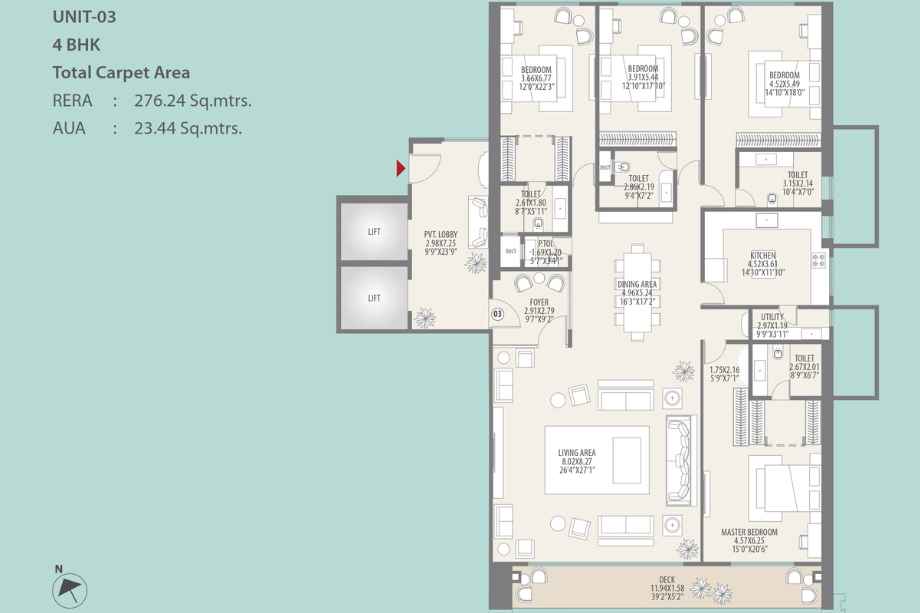 25-West-Bandra-West-Floor-Plan-4-BHK