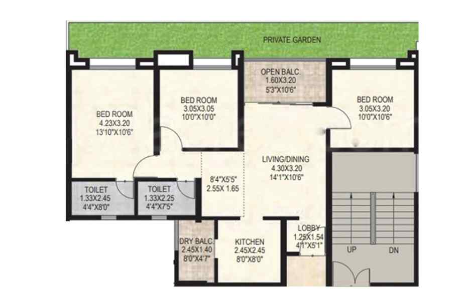 Merlin-Elementa-3-BHK-955-sqft