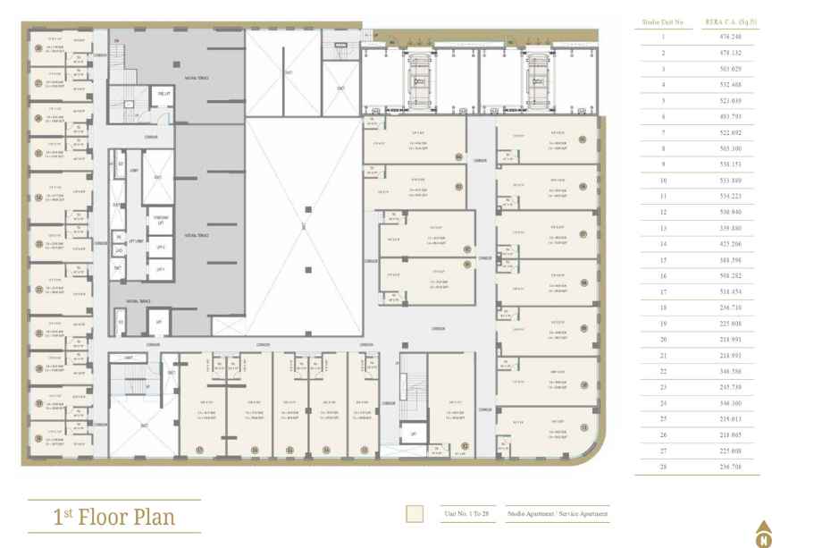 Koltepatil-Lavita-1st-Floor-Plan