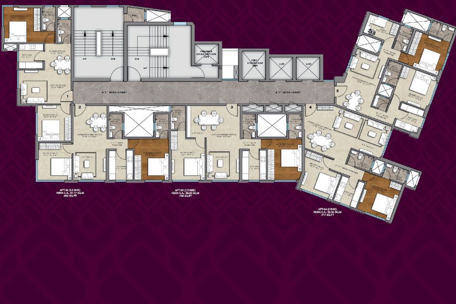 Posiedon-Sukruti-Samyra-Typical-Floor-Plan