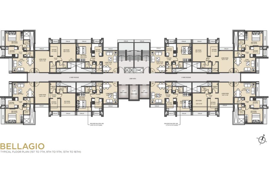 Chirag-Cascade-Avenue-BELLAGIO-TYPICAL-FLOOR-PLAN-1st-to-7th-9th-to-11th-13th-to-16th