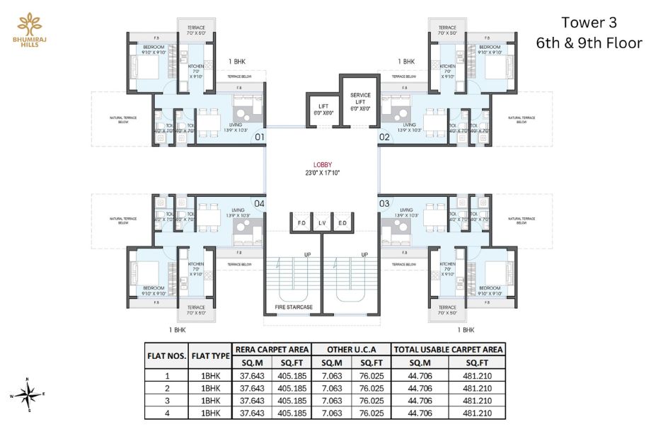 Bhumiraj-Hills-Tower-3-6th-9th-Floor