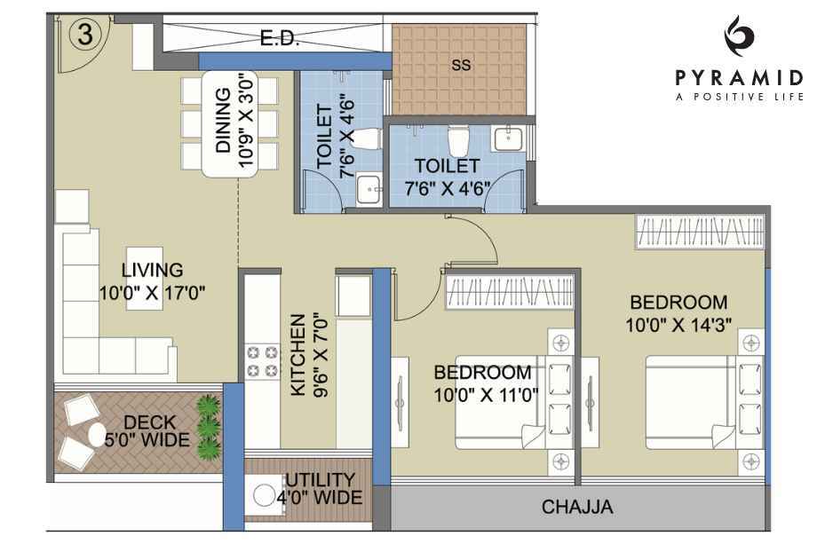 Pyramid-Celestria-New-Palm-Beach-Floor-Plan-2-BHK-Deck-759-Sqft (2)