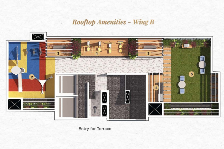 Shreeji-Paradise-Floor-Plan-Rooftop-Amenities-Wing-B