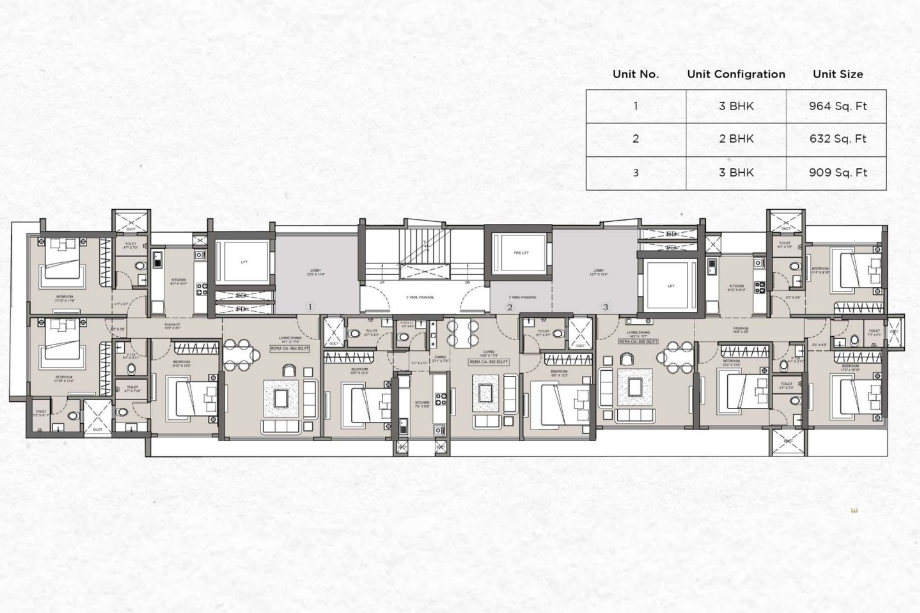 Shreeji-Paradise-Typical-Floor-Plan-Wing-A