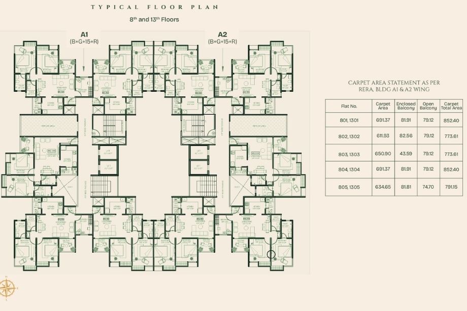 Kamdhenu-The-Premia-Typical-Floor-Plan-2