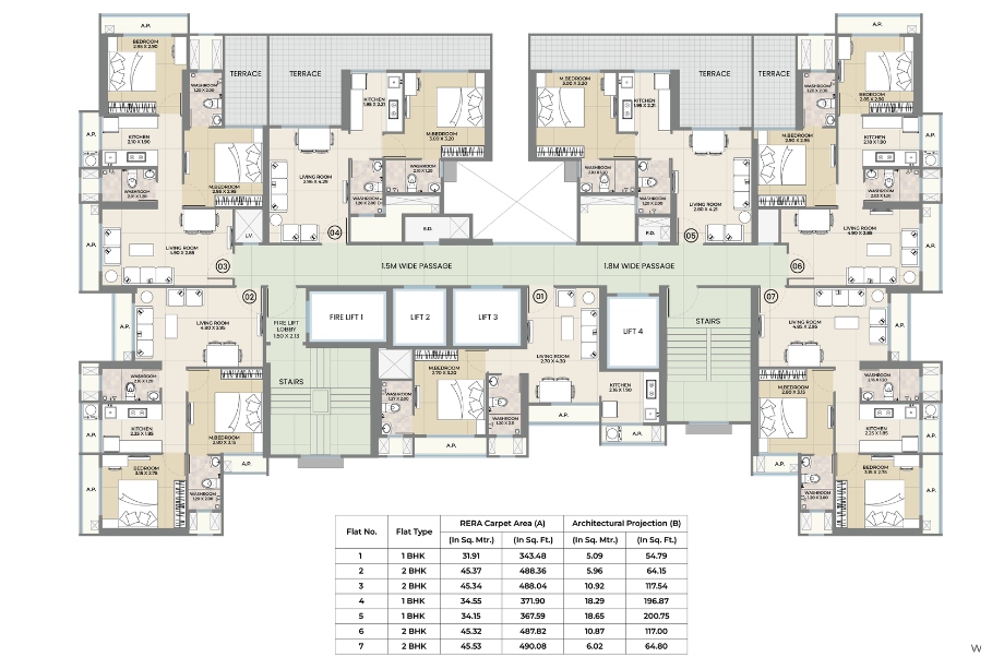 Ekdanta-Rex-Residency-Floor-Plan