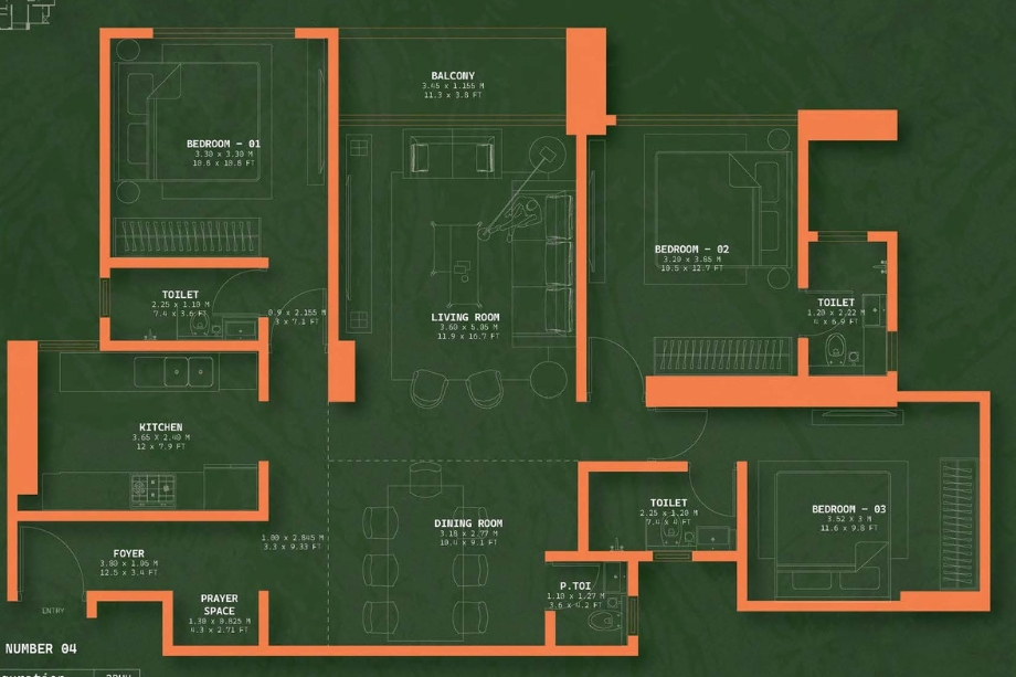 TRIVIDH-3-BHK-Floor-Plan