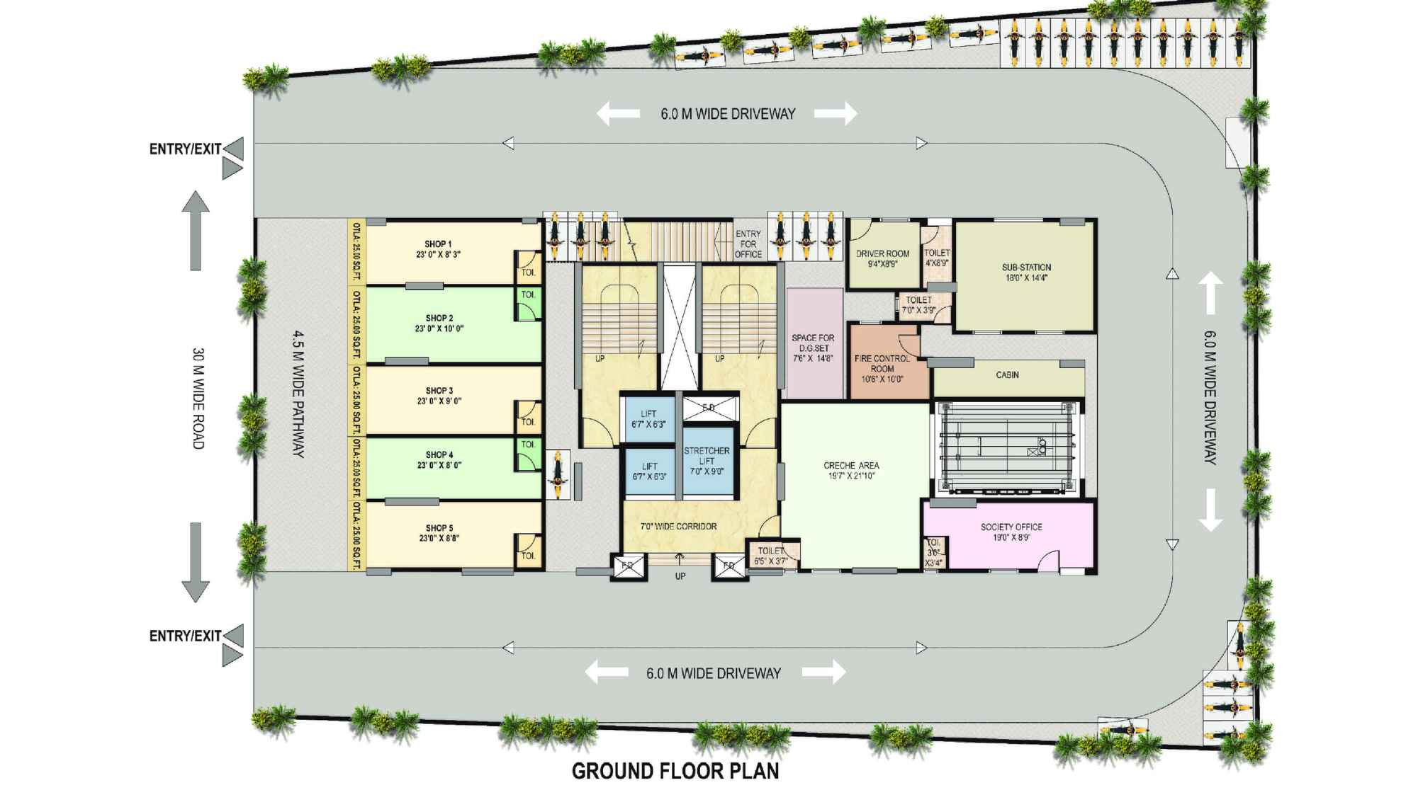 Kamdhenu-zenith-ground-floor-plan