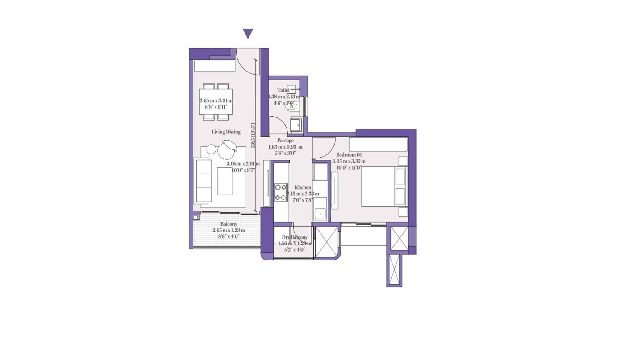 Aditya-Birla-Punya-1-BHK-486-Sqft-Floor-Plan