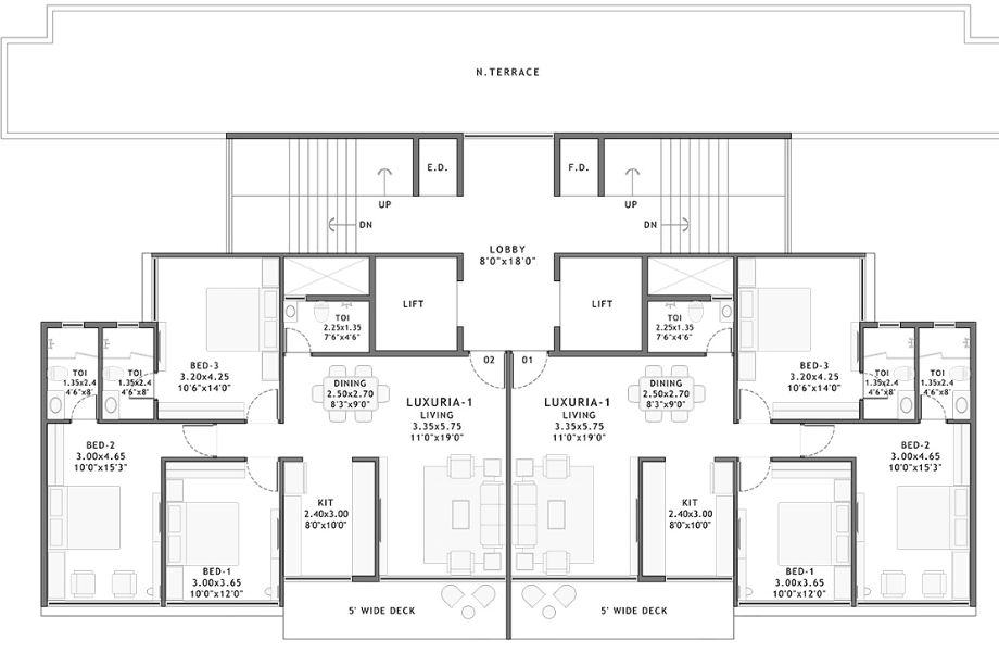 PLATINUM-ELYSIUM-15th-Floor-Plan