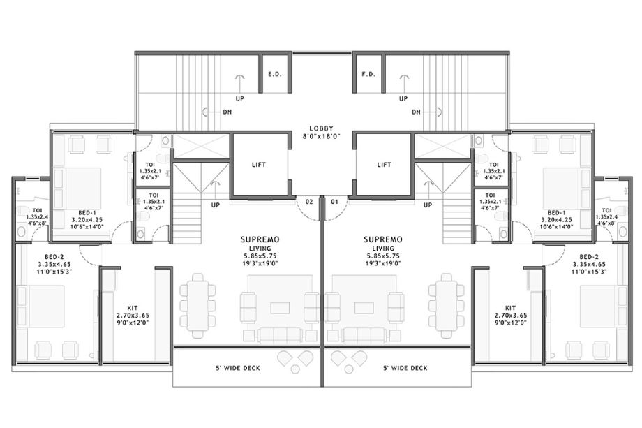 PLATINUM-ELYSIUM-16th-Floor-Plan