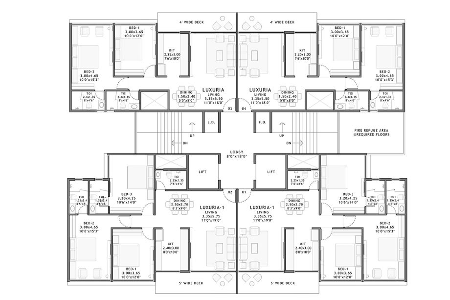 PLATINUM-ELYSIUM-Typical-Floor-Plan