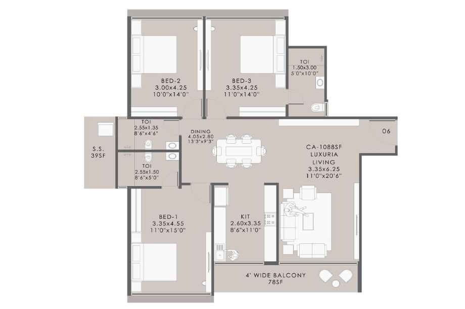 Platinum-Mansionz-Floor-Plan-3-BHK