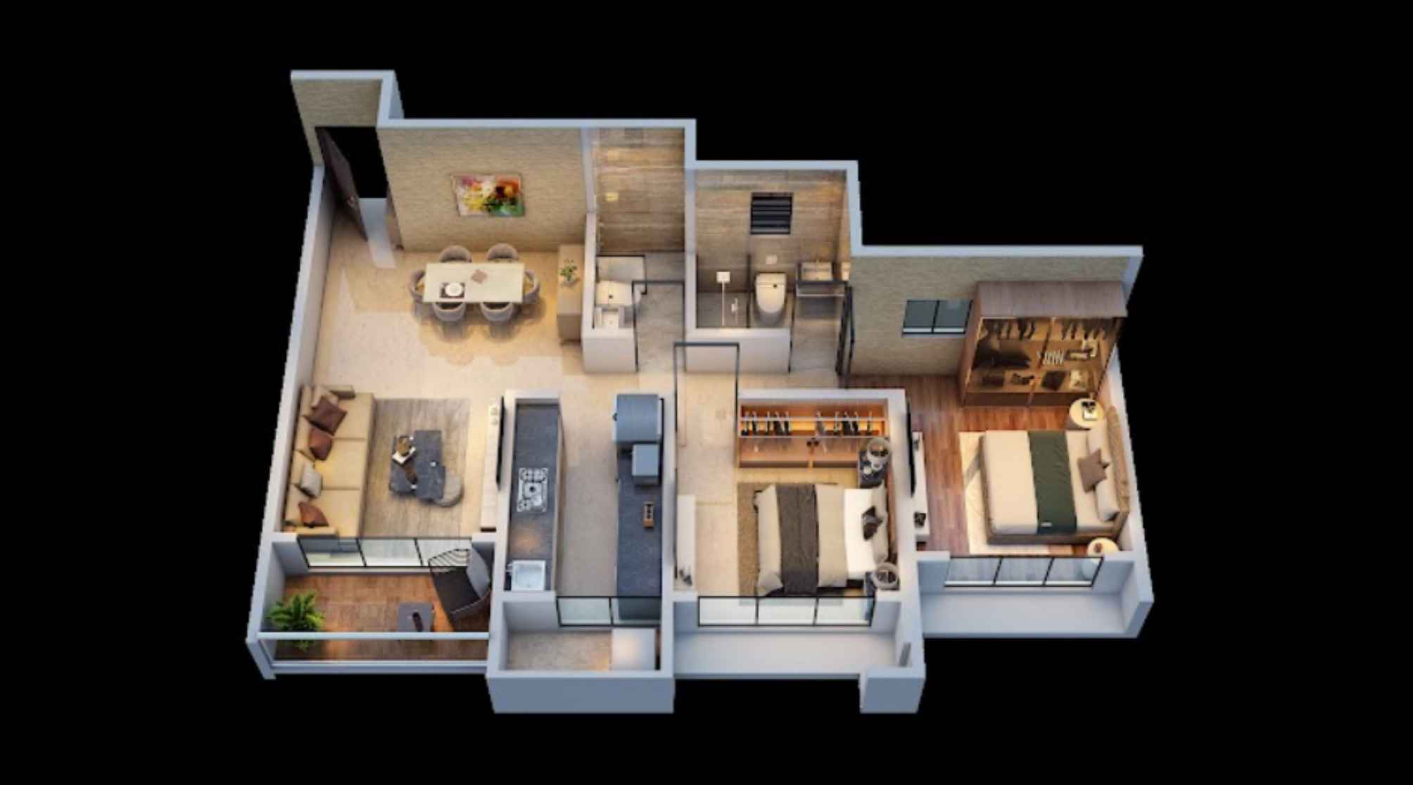 Ellora-Siddhi-Rainbow-Life-Floor-plan-2-BHK