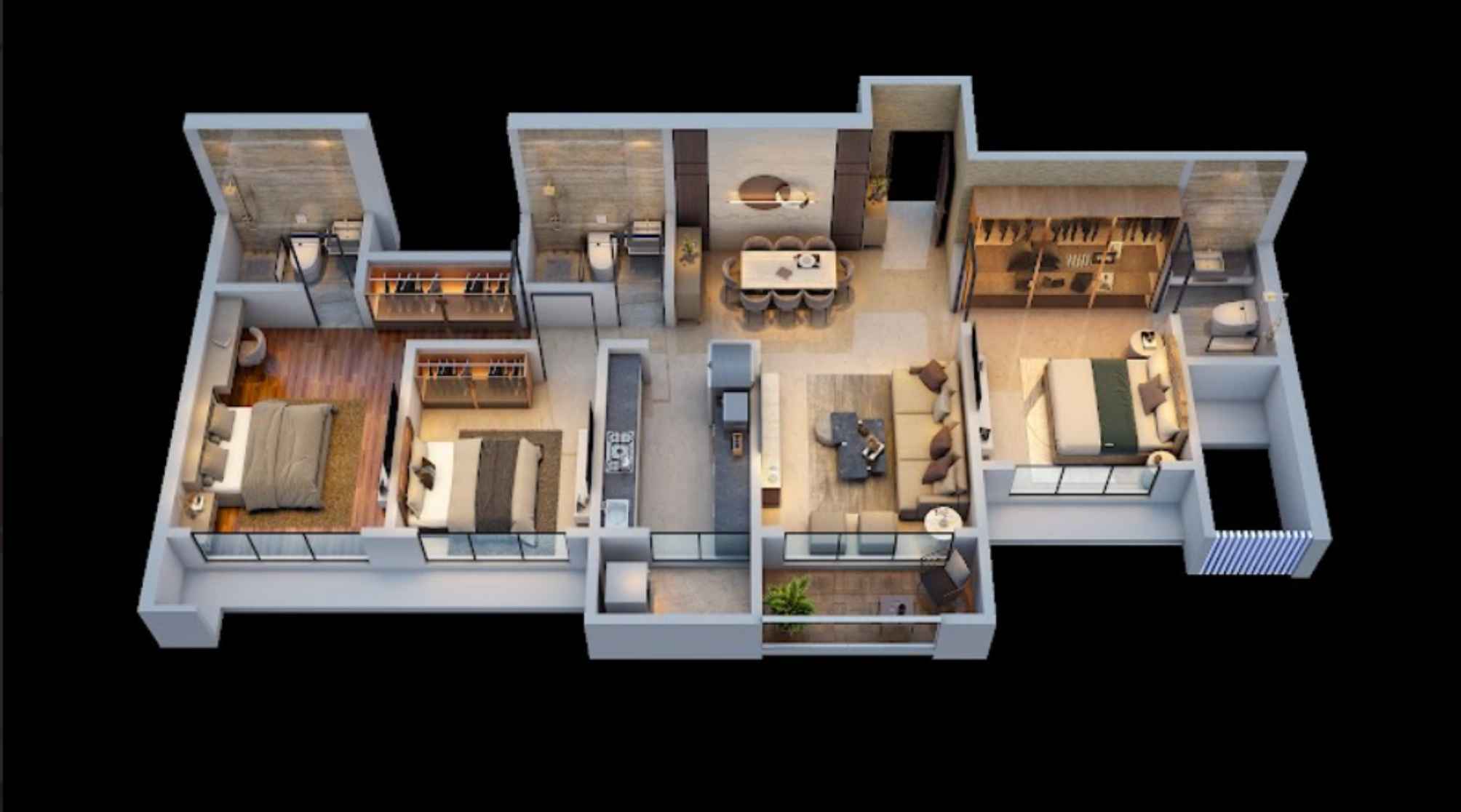 Ellora-Siddhi-Rainbow-Life-Floor-plan-3-BHK