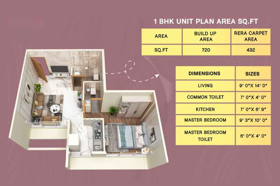 Vaman-Heritage-1-BHK-Unit-Plan