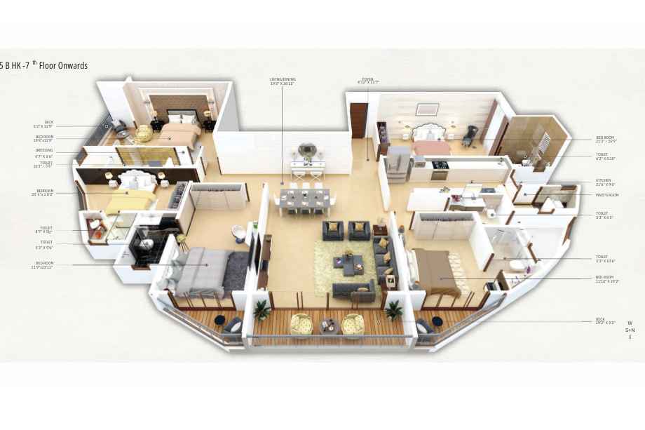 Tridhaatu-Aranya-Floor-plan-5-BHK