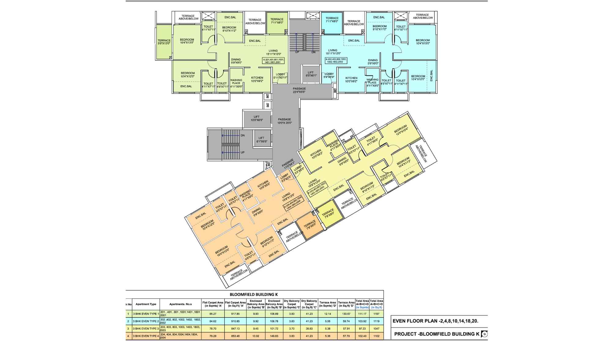 Amit-Bloomfield-Even-Floor-Plan