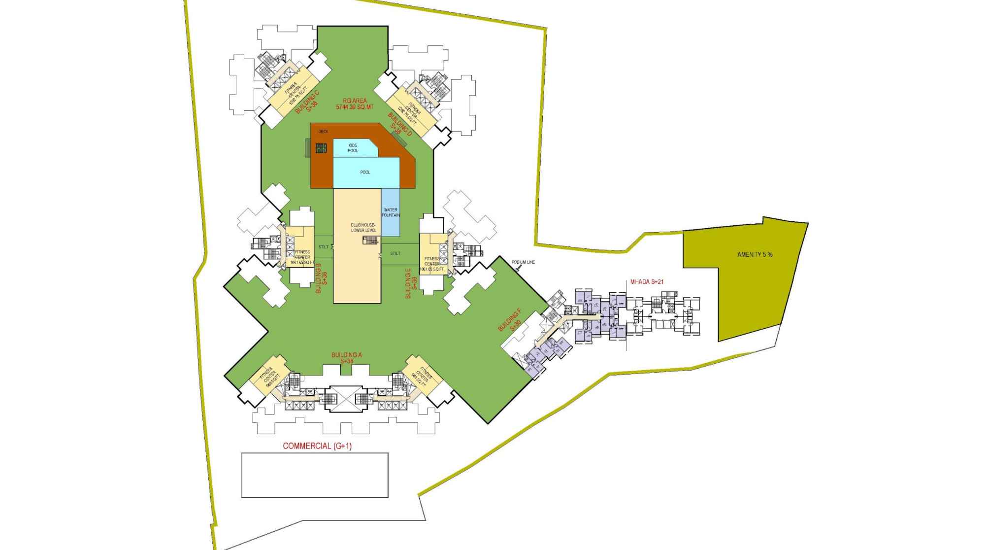 Sai-Proviso-Maple-Woods-Floor-Plan-Amenity-Podium