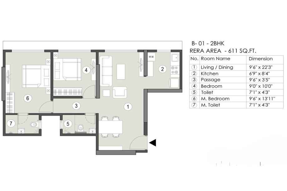 Naumi-Shresht-Floor-Plan-611-Sqft