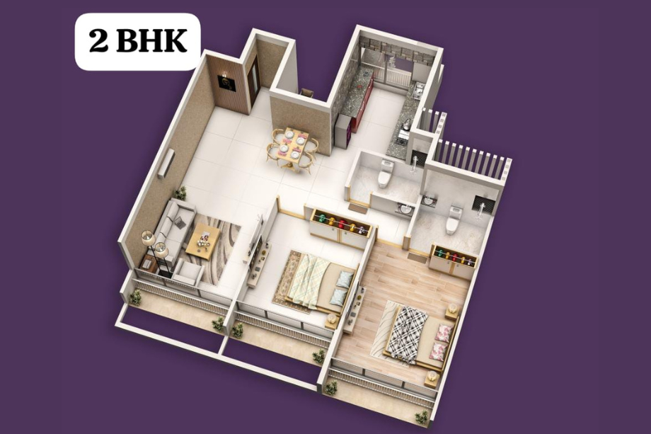 Aramus-Rudra-Floor-Plan-2-BHK